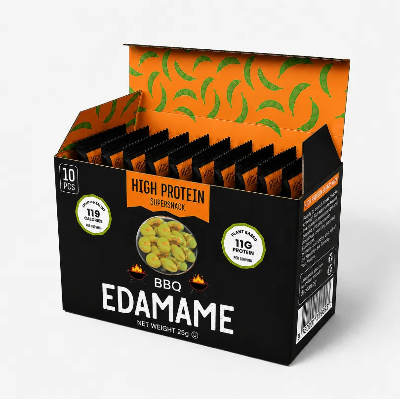 DABEAN BOX BBQ – 10 saszetek prażonego edamame po 25 g