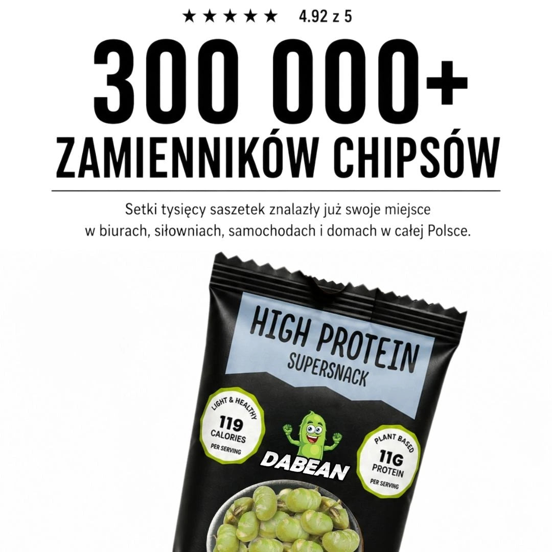 Prażone edamame DABEAN – super chrupiące
