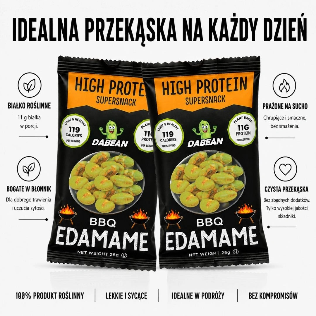 DABEAN BBQ – prażona przekąska z edamame