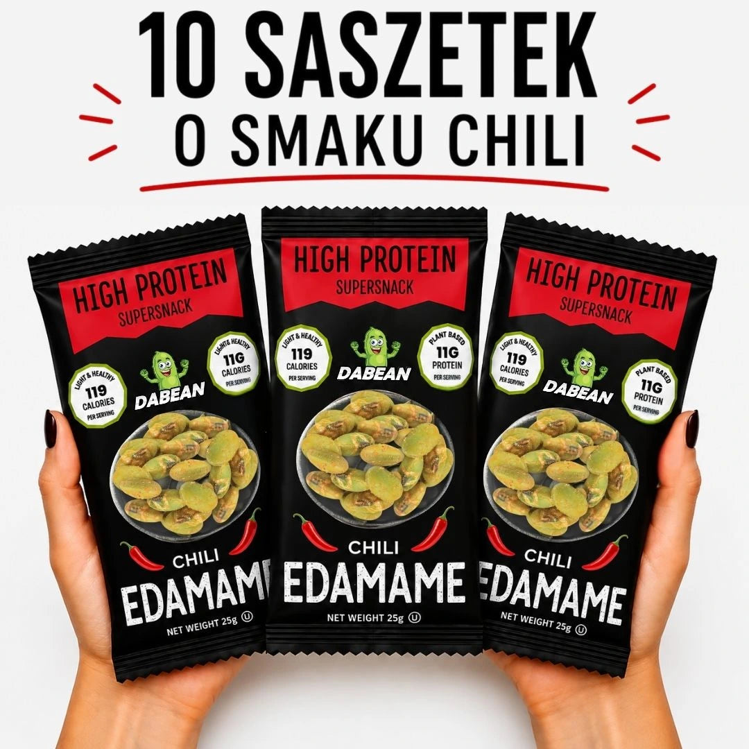 Prażone edamame DABEAN o smaku chili