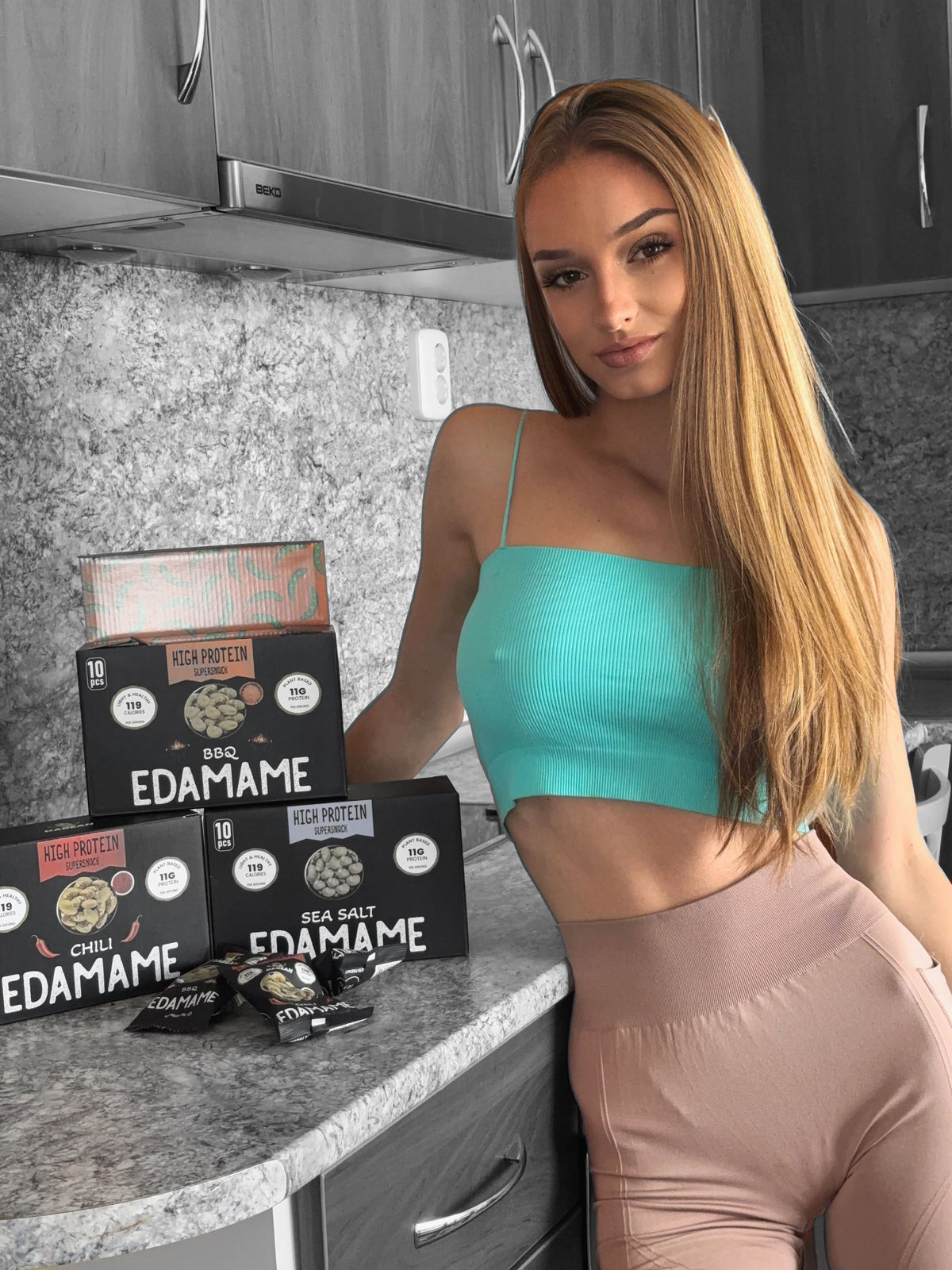 Prażone edamame DABEAN na co dzień