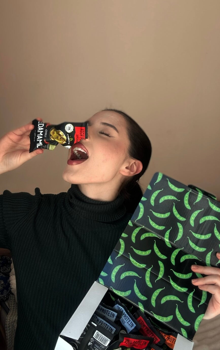 Prażone edamame DABEAN na co dzień